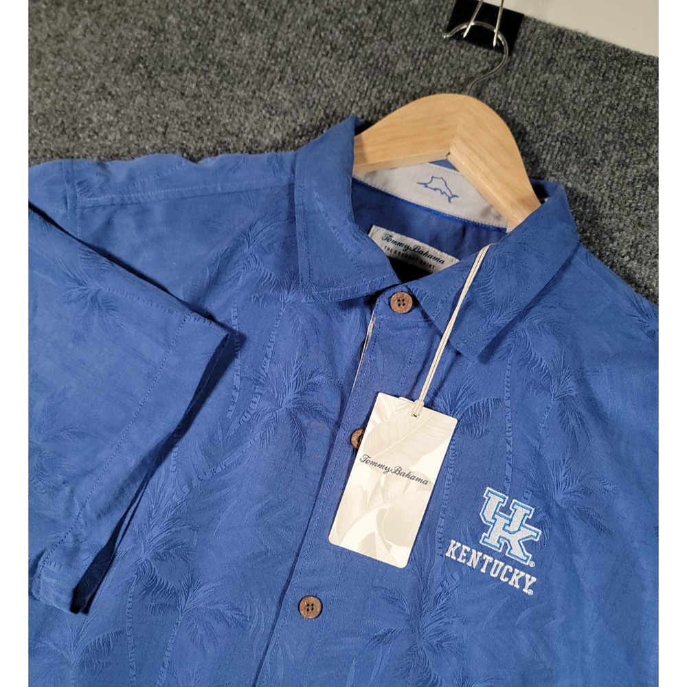 Tommy Bahama University of Kentucky Wildcats Polo Shirt Mens Large Football NWT
